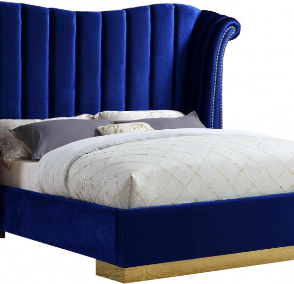 Flora Velvet Bed SKU: BE0004