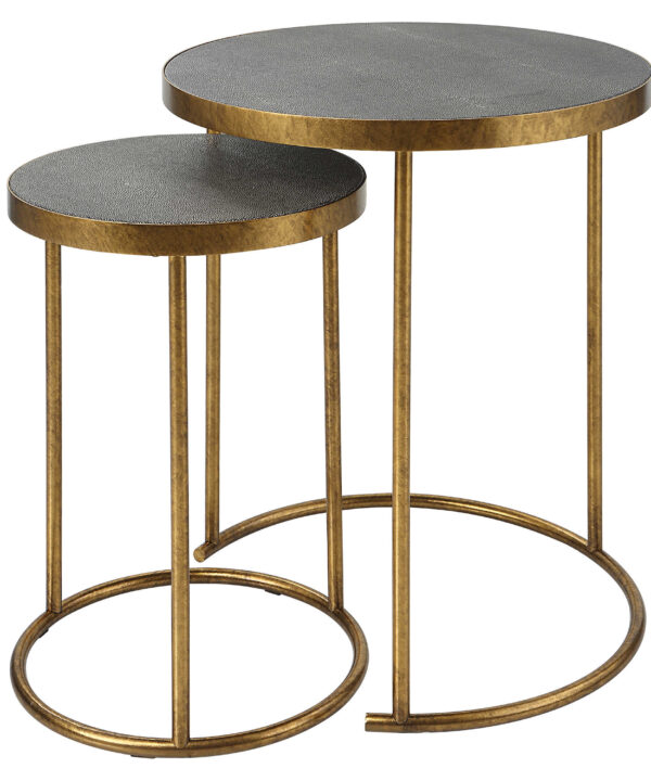 ARAGON NESTING TABLES, S/2