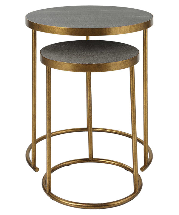 ARAGON NESTING TABLES, S/2 - Image 3