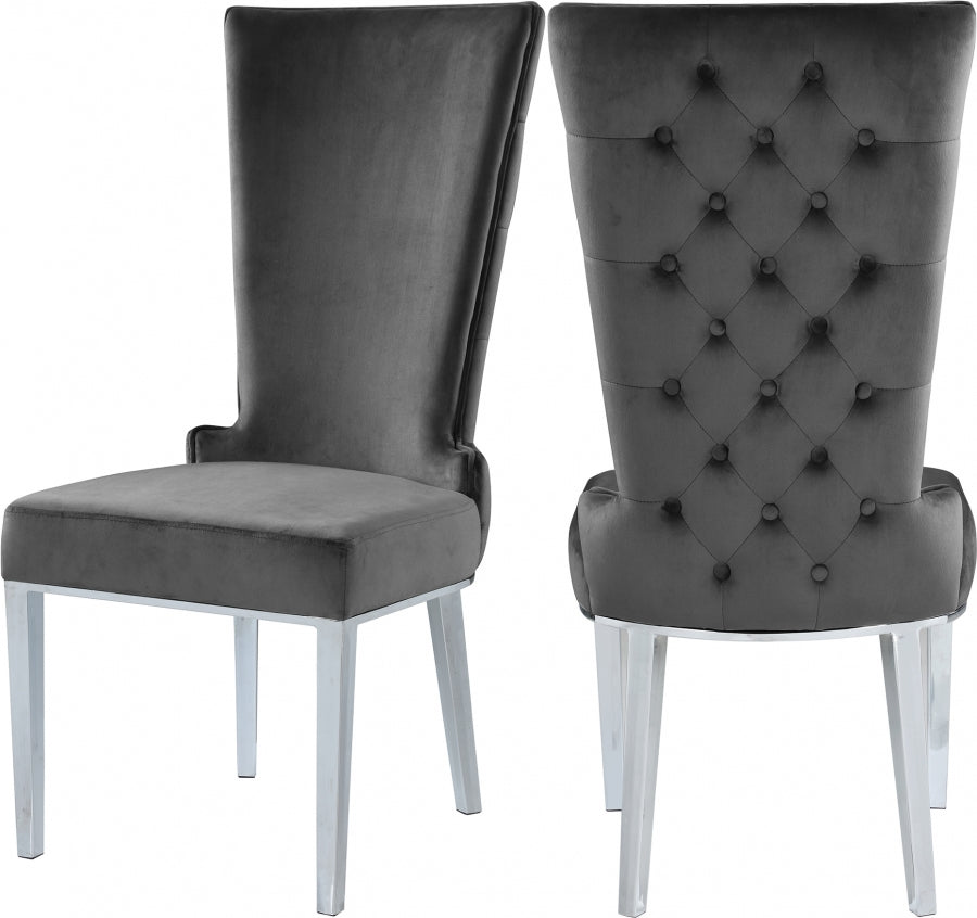 Serafina Velet Dining Chair - Image 2
