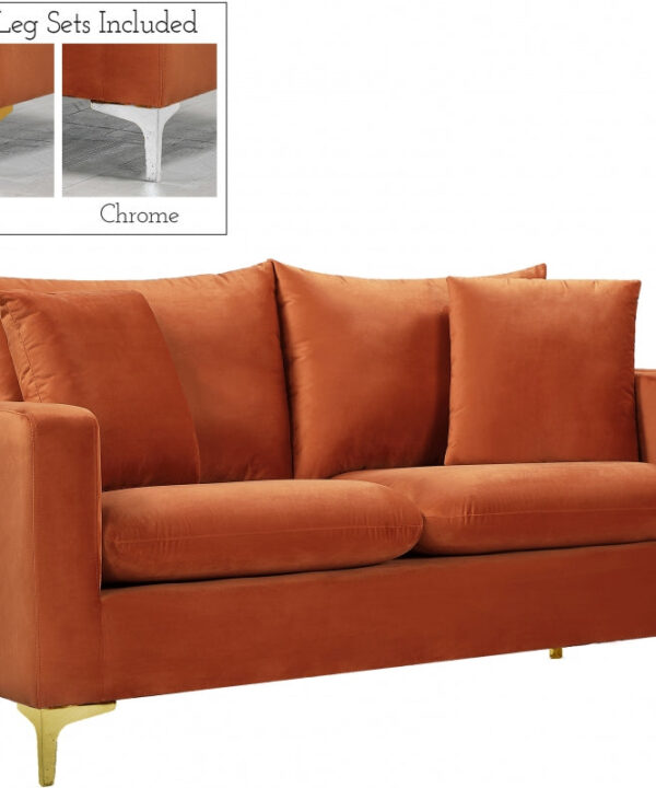 Naomi Velvet Loveseat SKU: LO00014