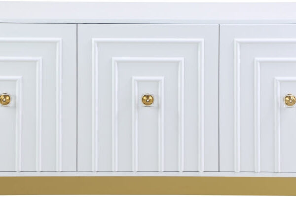 Cosmo White and Gold Console SKU: CO0007