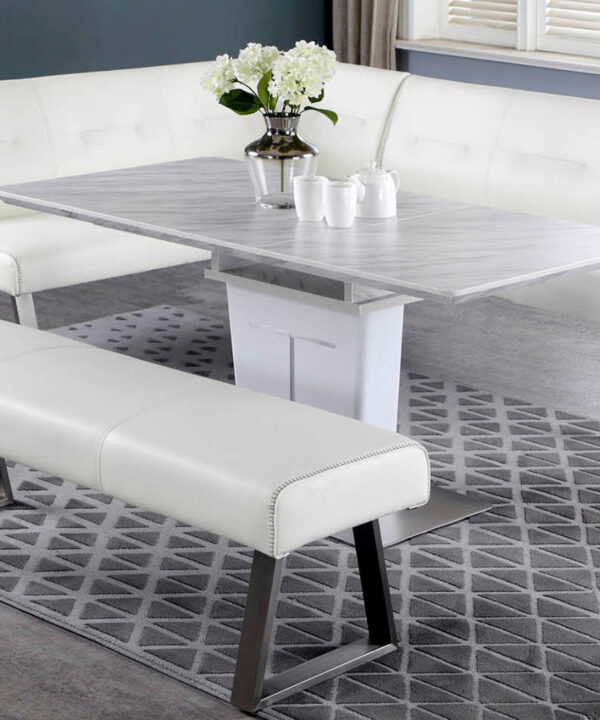 GWEN DT NOOK BENCH DINING SET 3 PC SKU: DRS00012