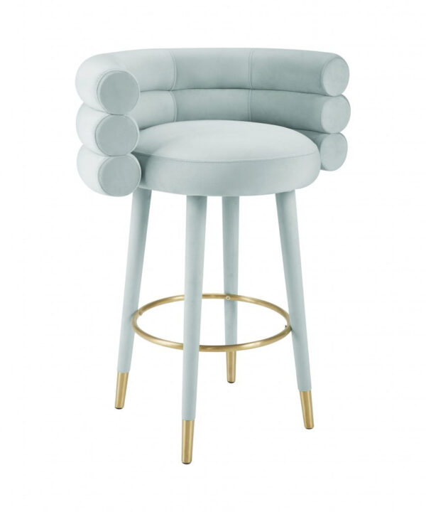 BETTY  VELVET COUNTER STOOL SKU: ST0003