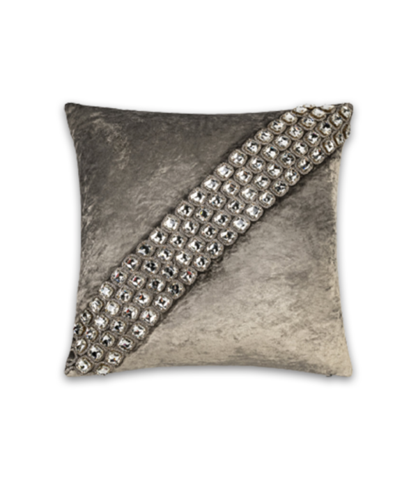 Trinity Bedazzled Crystal Steel Pillow PI00040