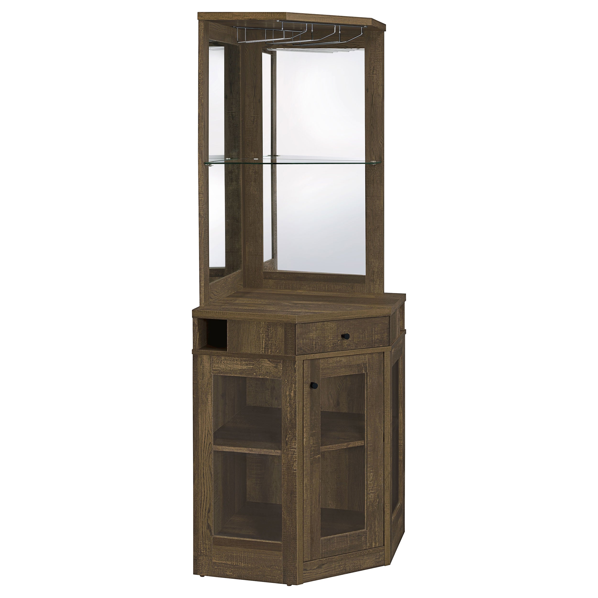 Alviso Corner Bar Cabinet - Luxe Home Furnishings (Jersey City, NJ)