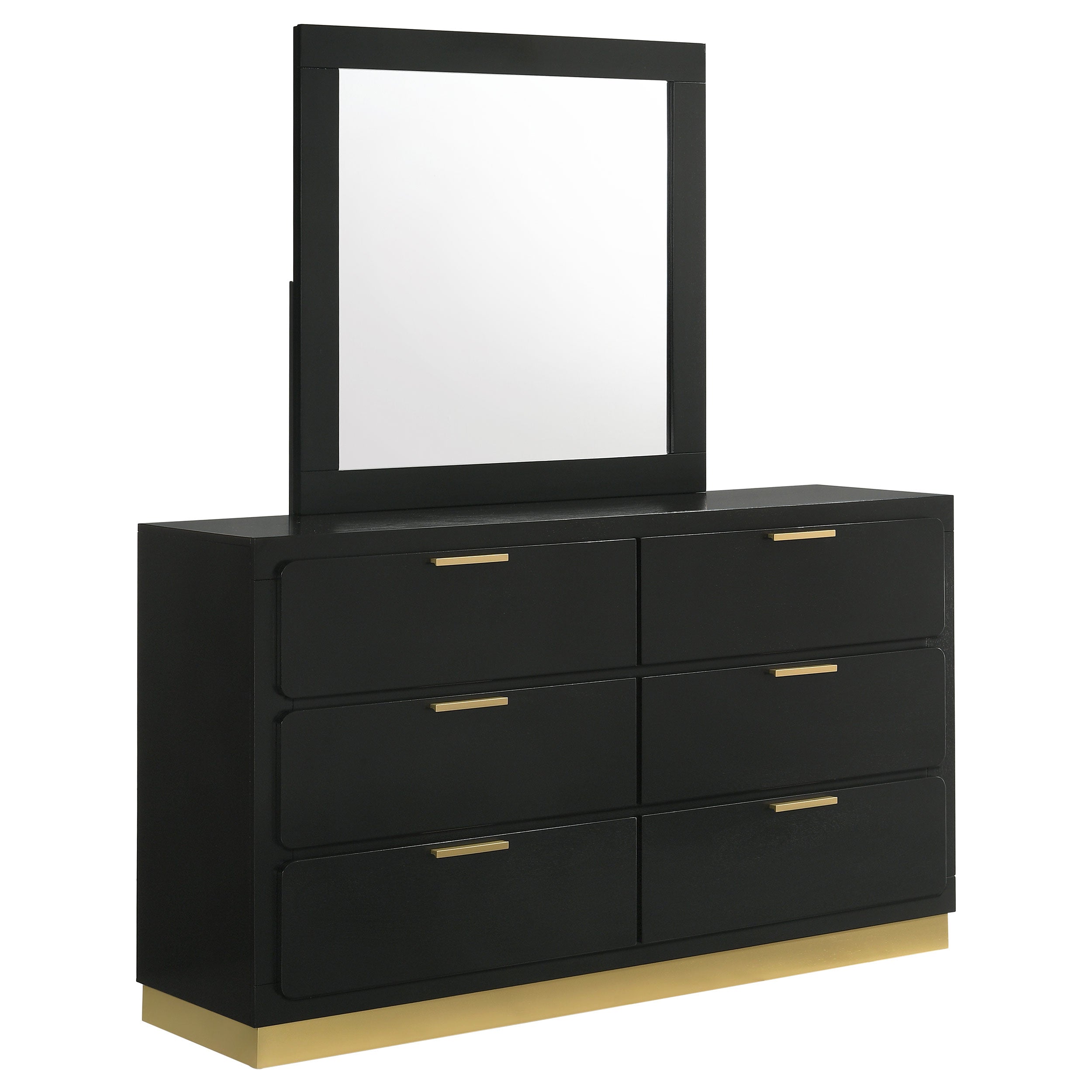 Caraway Dresser with Mirror - Luxe Home Furnishings (Jersey City, NJ)
