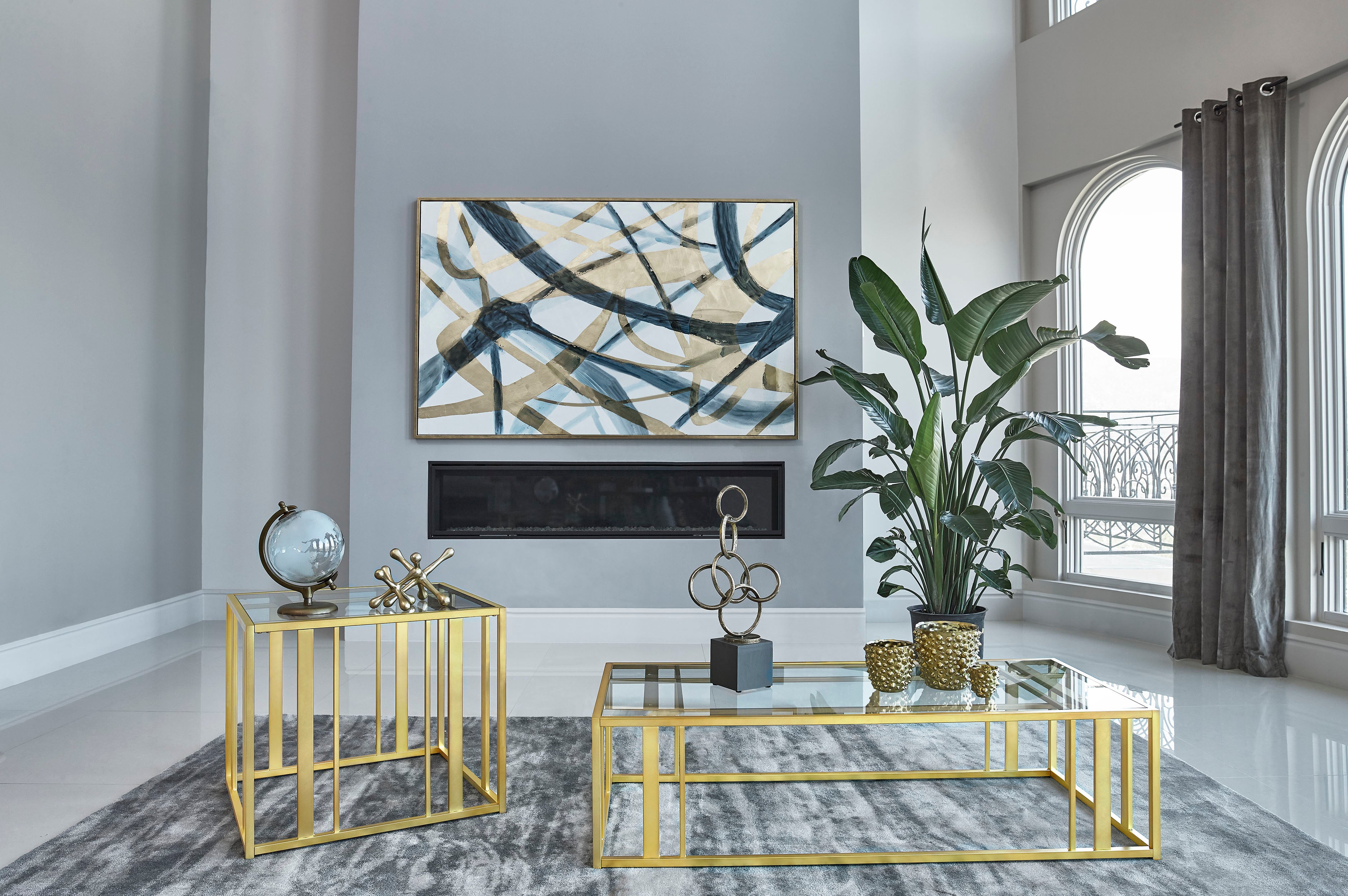 Adri Coffee Table Set - Luxe Home Furnishings (Jersey City, NJ)
