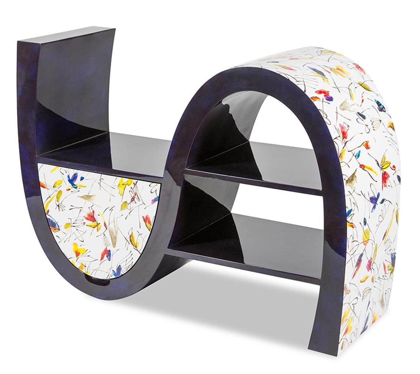 Furniture Illusions Display Shelves with Drawer - Luxe Home Furnishings (Jersey City, NJ)