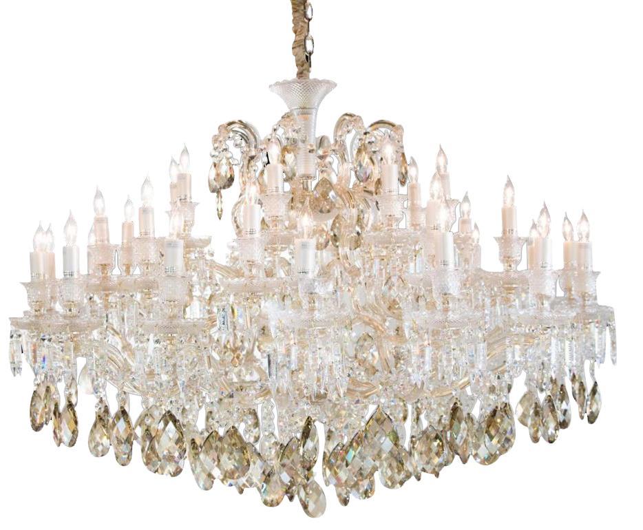 Lighting San Carlo 37 Light Chandelier in Clear and Gold - Luxe Home Furnishings (Jersey City, NJ)