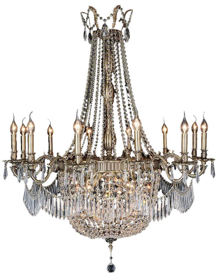 Lighting Summer Place 24 Light Chandelier in Clear and Antique - Luxe Home Furnishings (Jersey City, NJ)