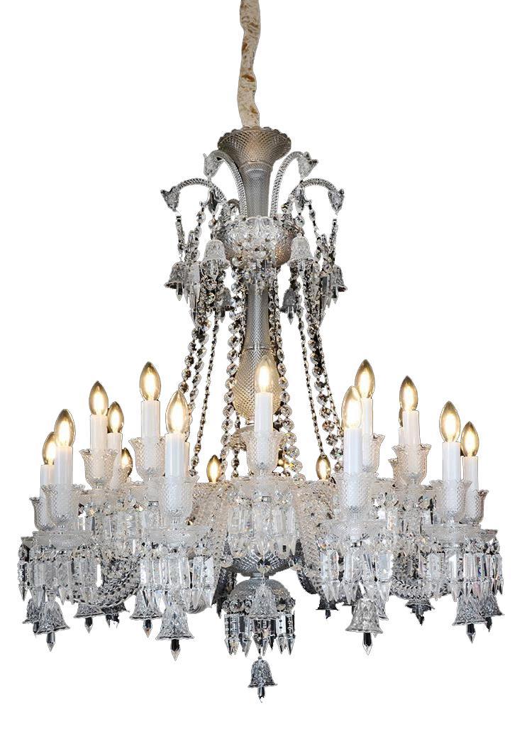Lighting Treviso 24 Light Chandelier in Clear and Chrome - Luxe Home Furnishings (Jersey City, NJ)