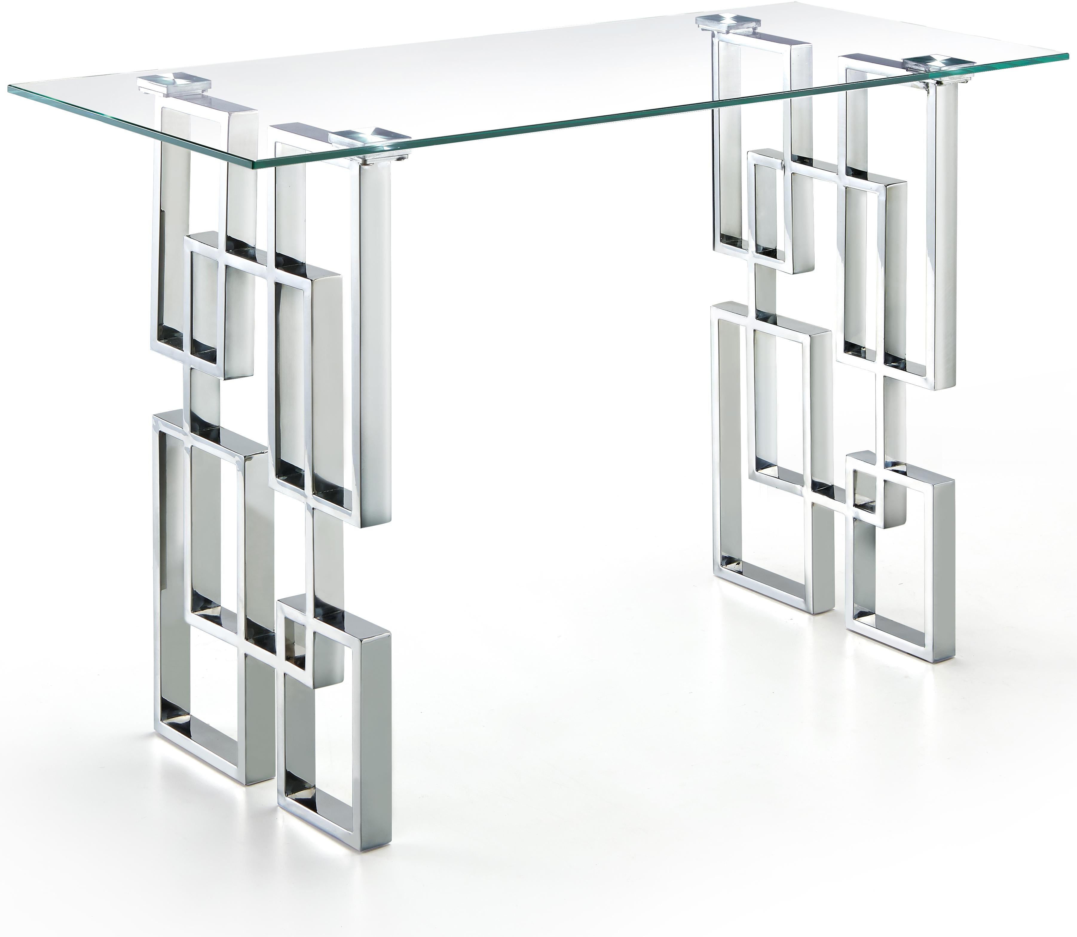 Alexis Chrome Console Table - Luxe Home Furnishings (Jersey City, NJ)