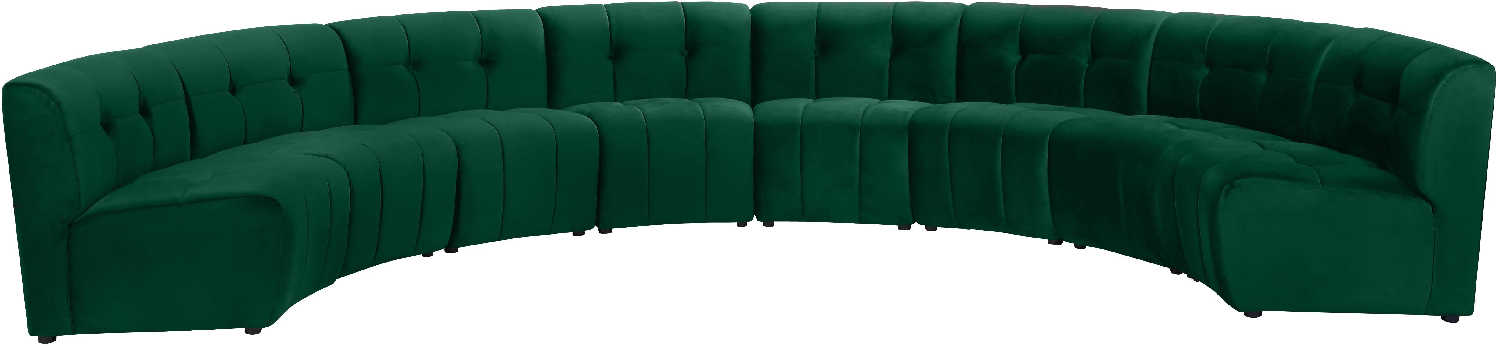 Limitless Green Velvet 8pc. Modular Sectional - Luxe Home Furnishings (Jersey City, NJ)