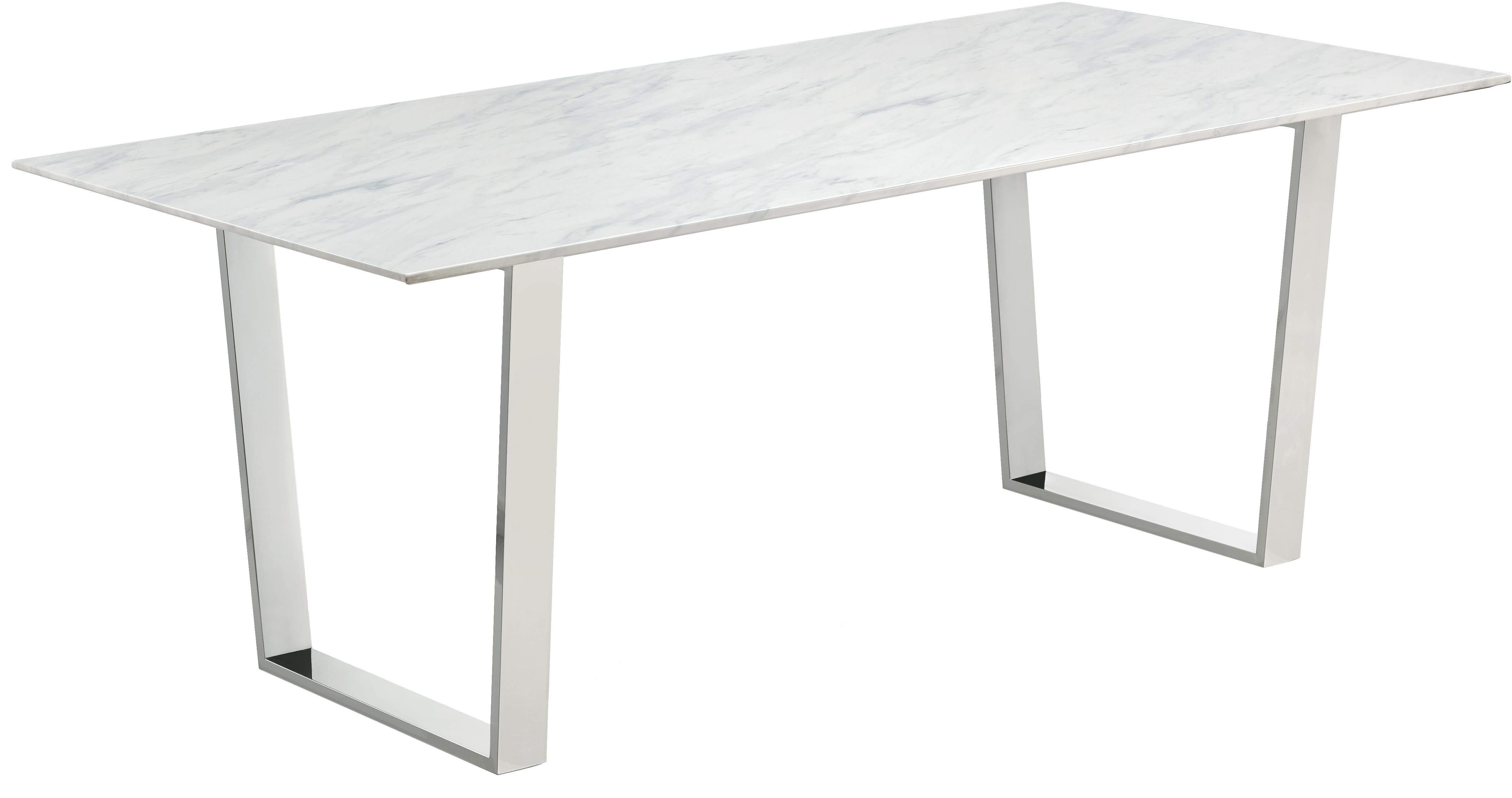 Carlton Chrome Dining Table - Luxe Home Furnishings (Jersey City, NJ)