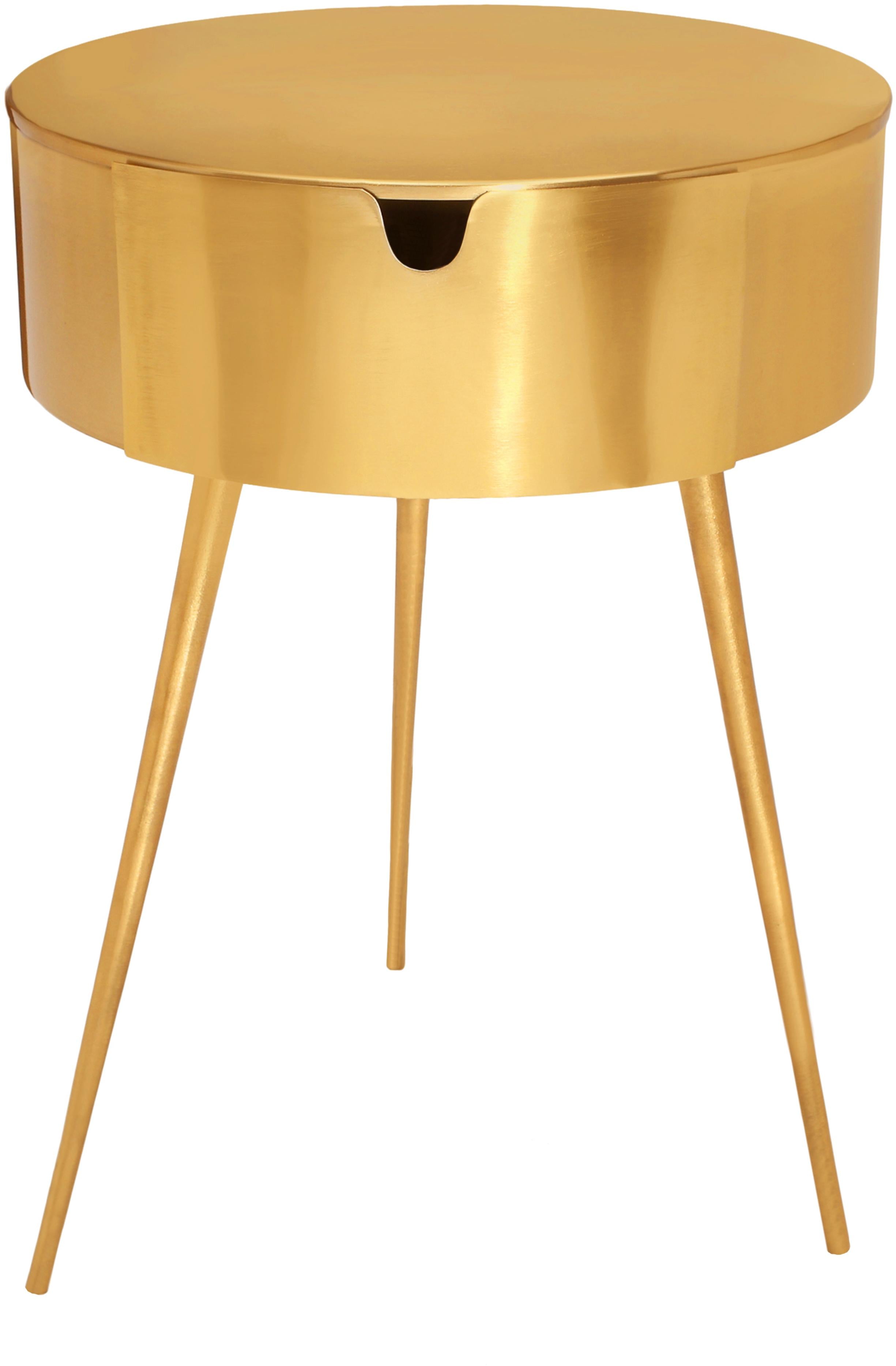 Bali Gold Night Stand - Luxe Home Furnishings (Jersey City, NJ)