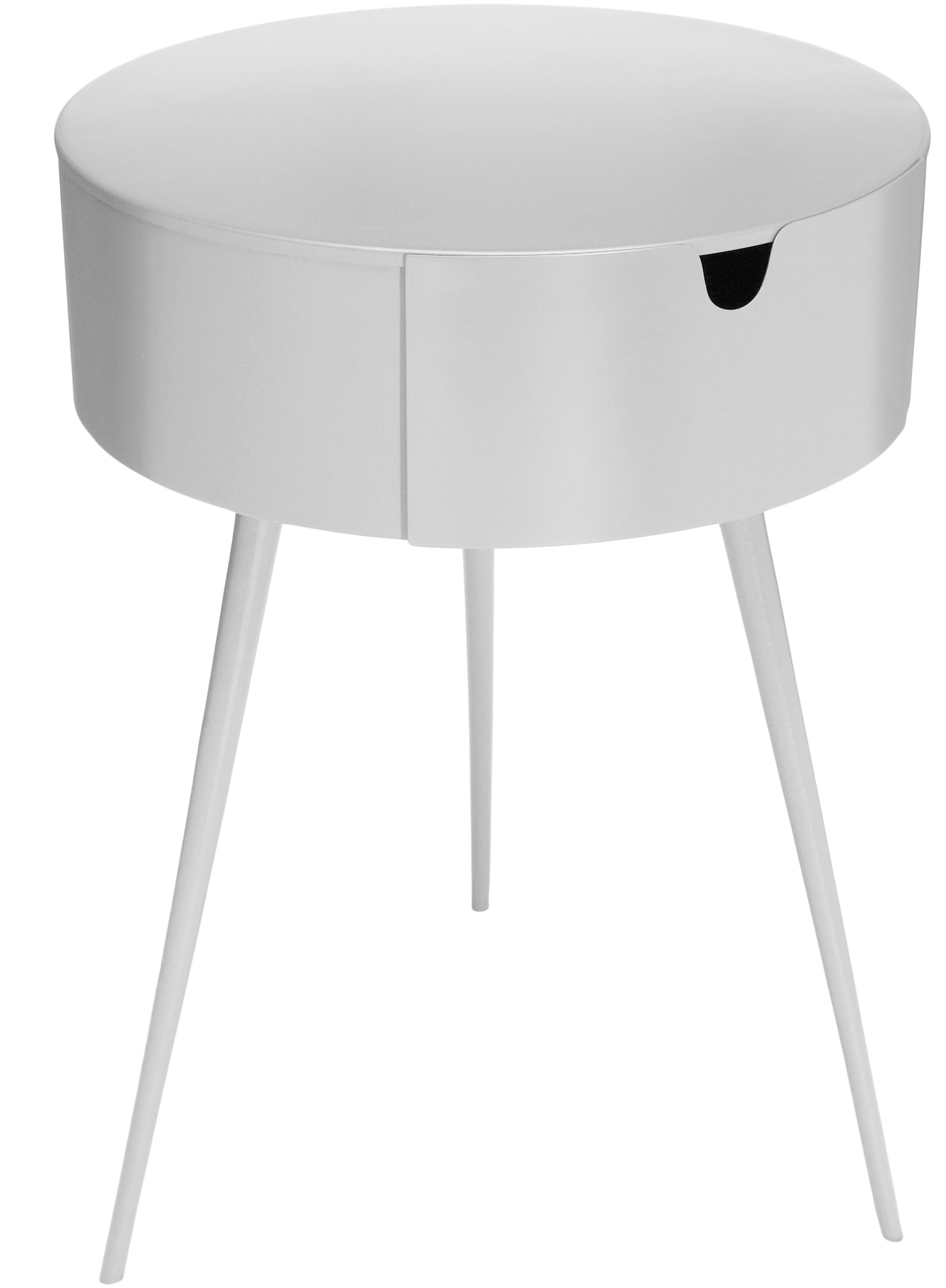 Bali White Night Stand - Luxe Home Furnishings (Jersey City, NJ)