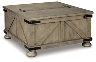 Aldwin Coffee Table With Storage - Luxe Home Furnishings (Jersey City, NJ)