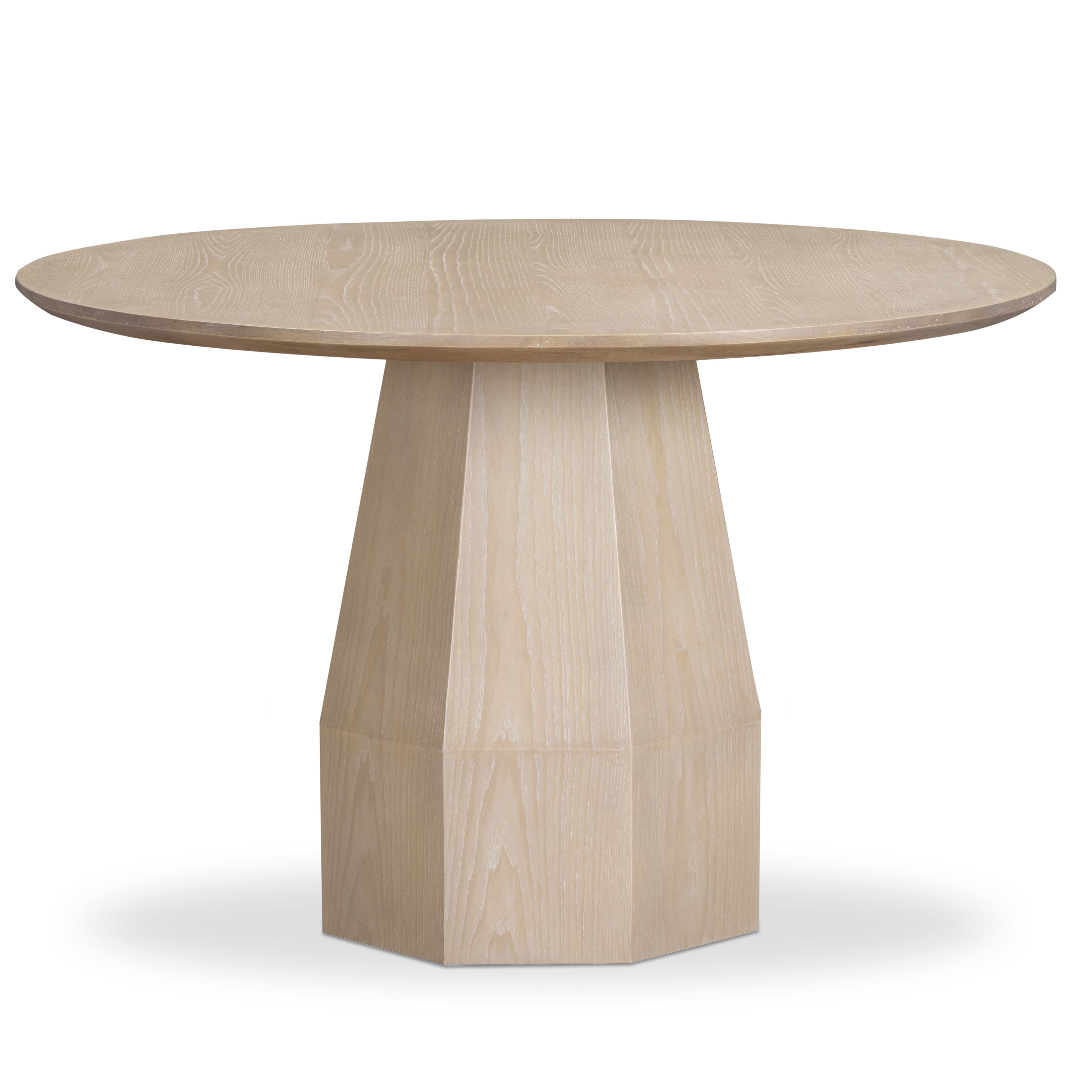 Brocha 48'' Ash Wood Round Dining Table - Luxe Home Furnishings (Jersey City, NJ)