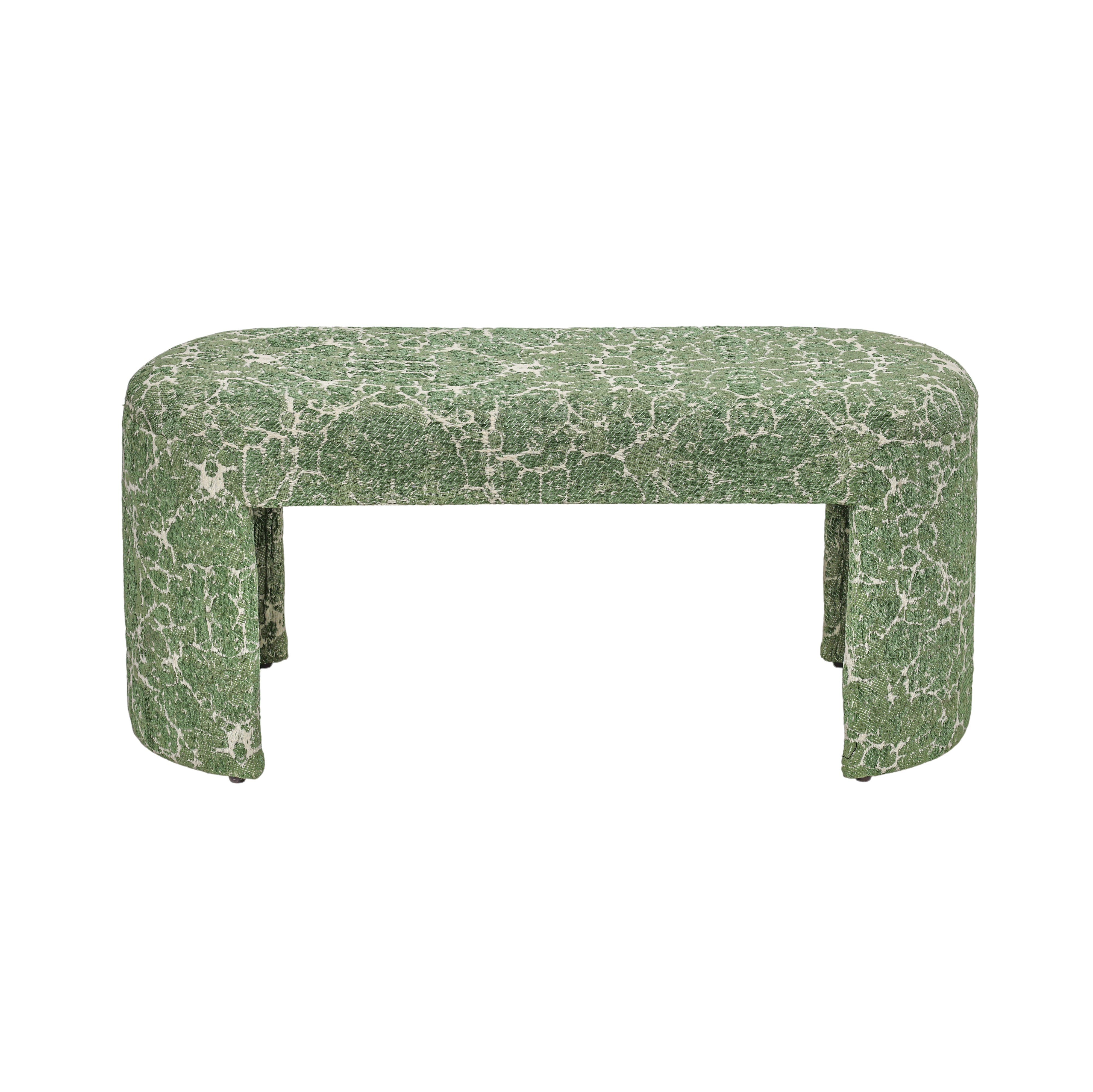 Greenspace 39" Rounded Upholstered Bench - Luxe Home Furnishings (Jersey City, NJ)