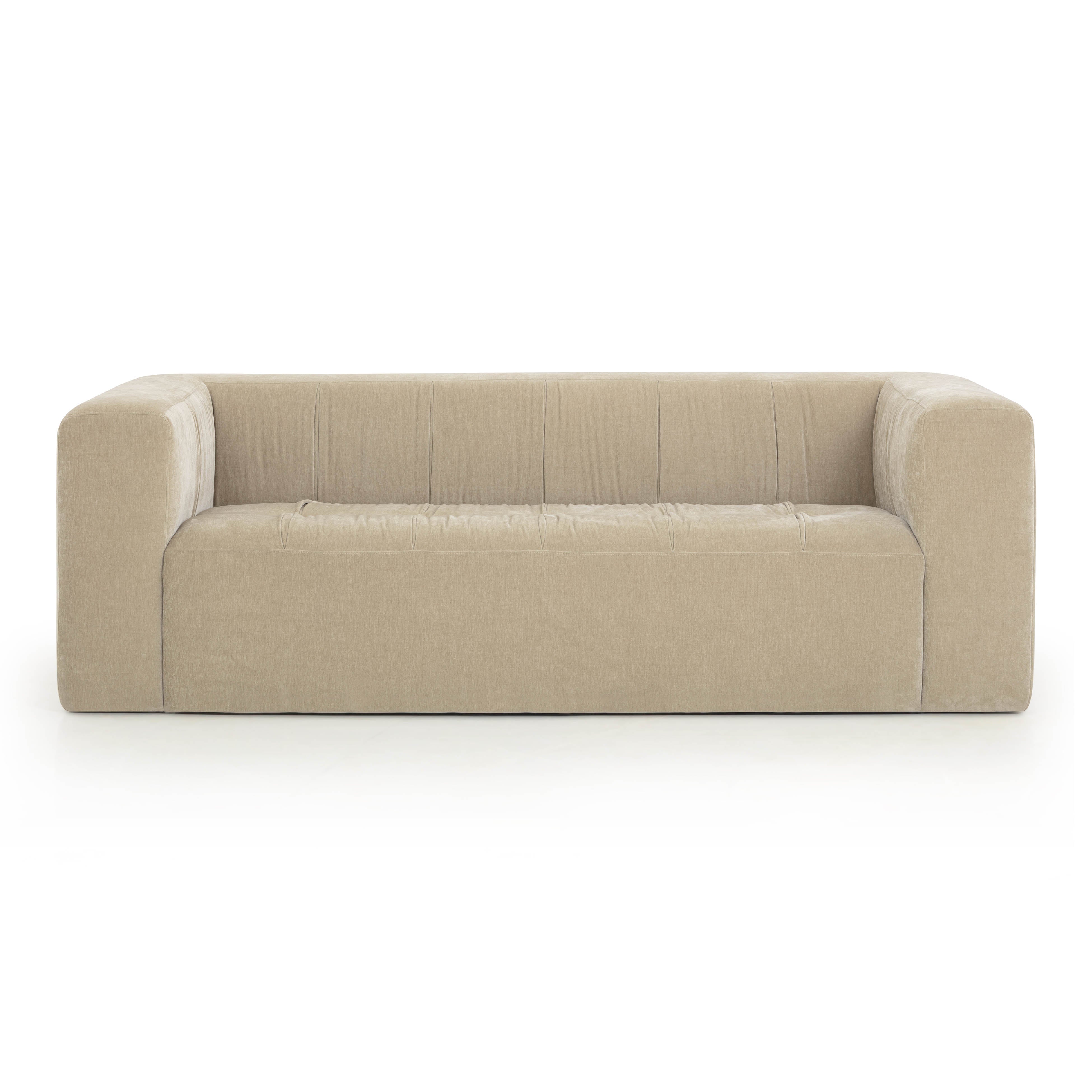 Alder 89" Upcycled Contract-Grade Chenille Sofa - Luxe Home Furnishings (Jersey City, NJ)