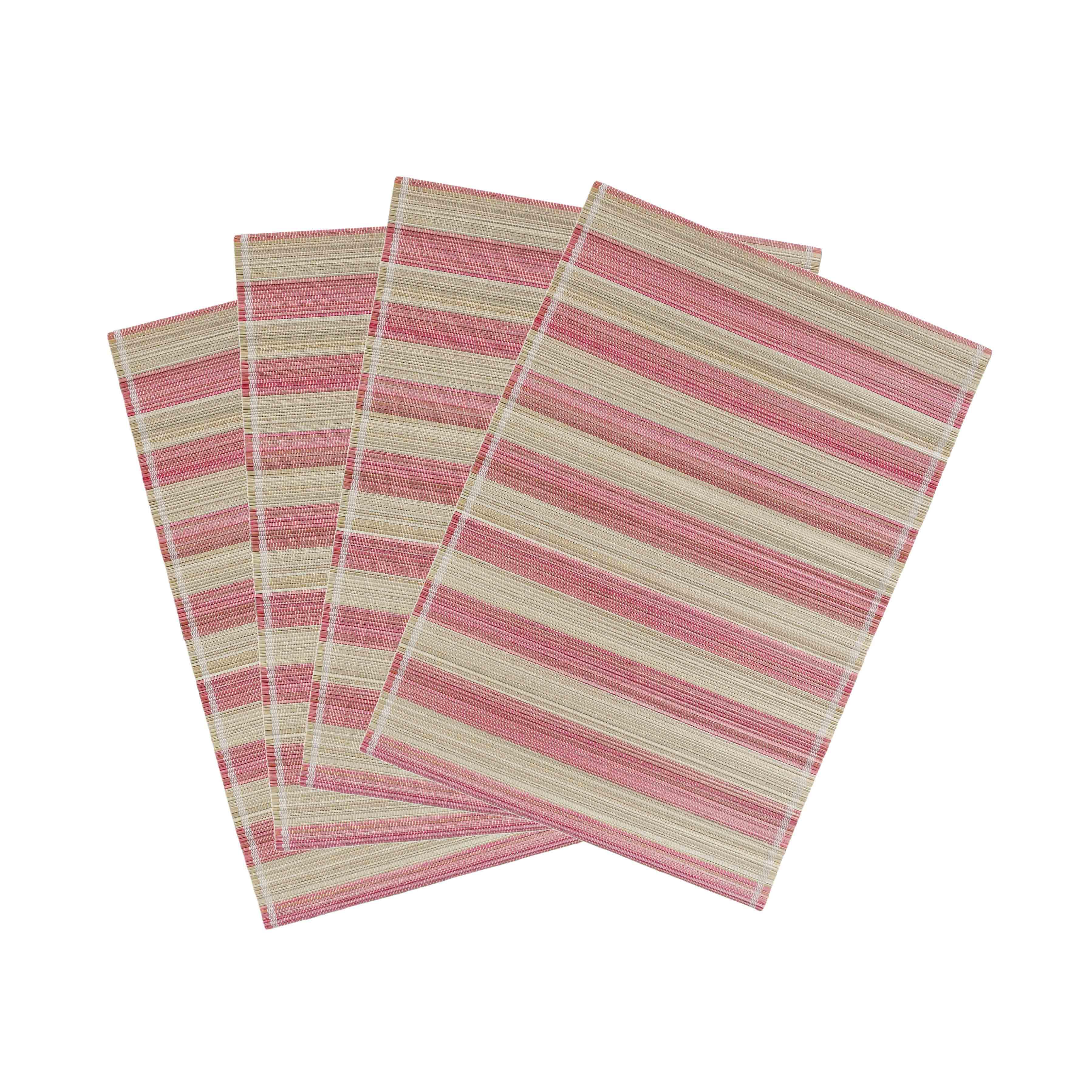 Jora Faded Bamboo Placemat - Set of 4 - Luxe Home Furnishings (Jersey City, NJ)
