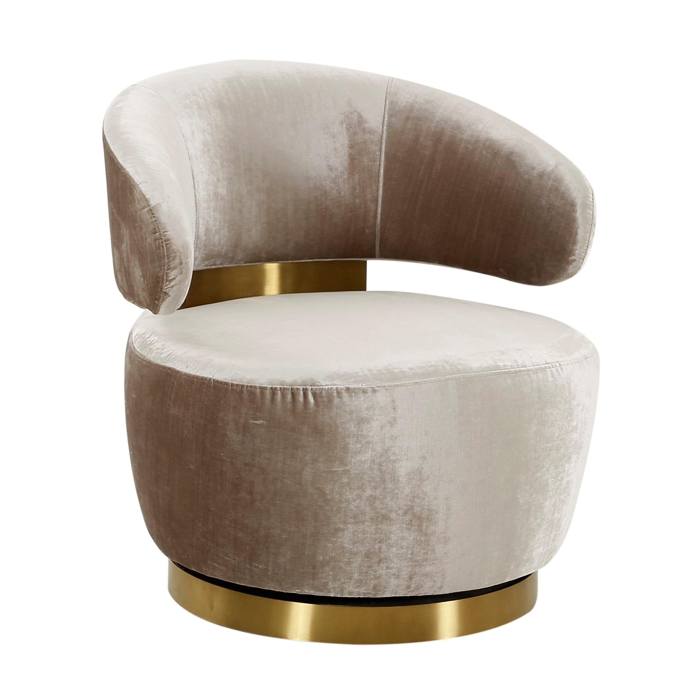 Austin Performance Fabric Swivel Accent Chair - Luxe Home Furnishings (Jersey City, NJ)