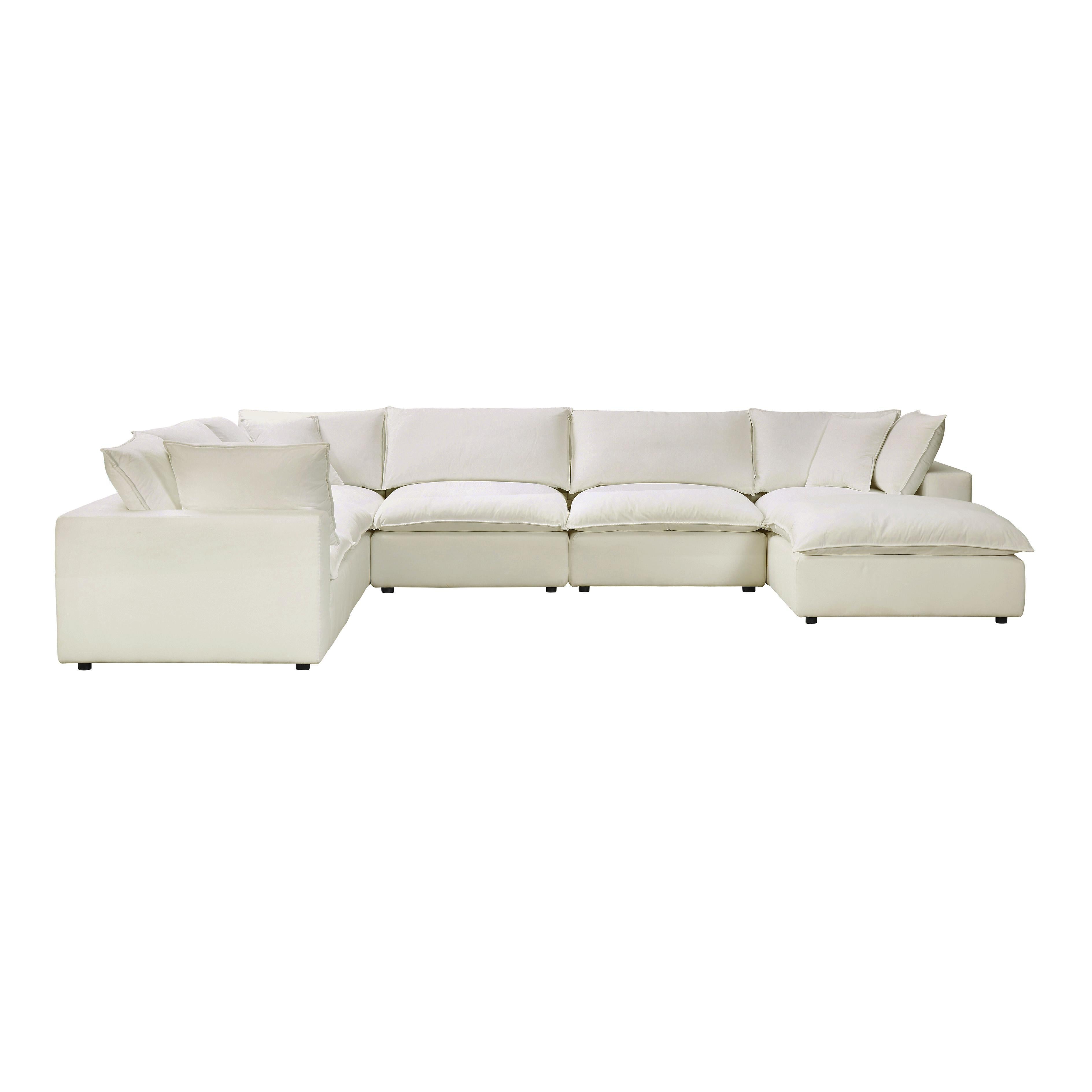 Cali 7-Piece Performance Fabric Modular Large Chaise Sectional - Luxe Home Furnishings (Jersey City, NJ)