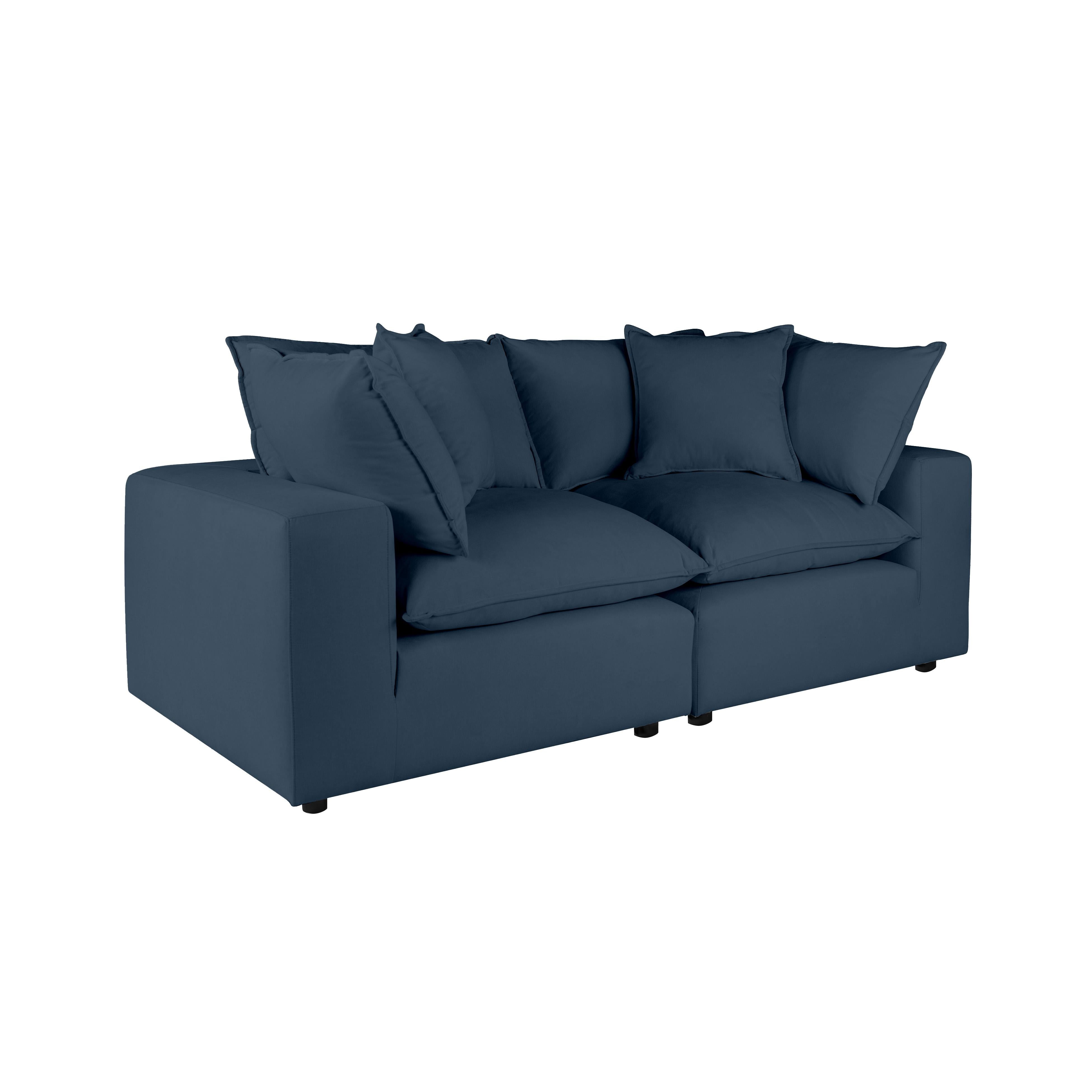 Cali 80" Performance Fabric Modular Loveseat - Luxe Home Furnishings (Jersey City, NJ)