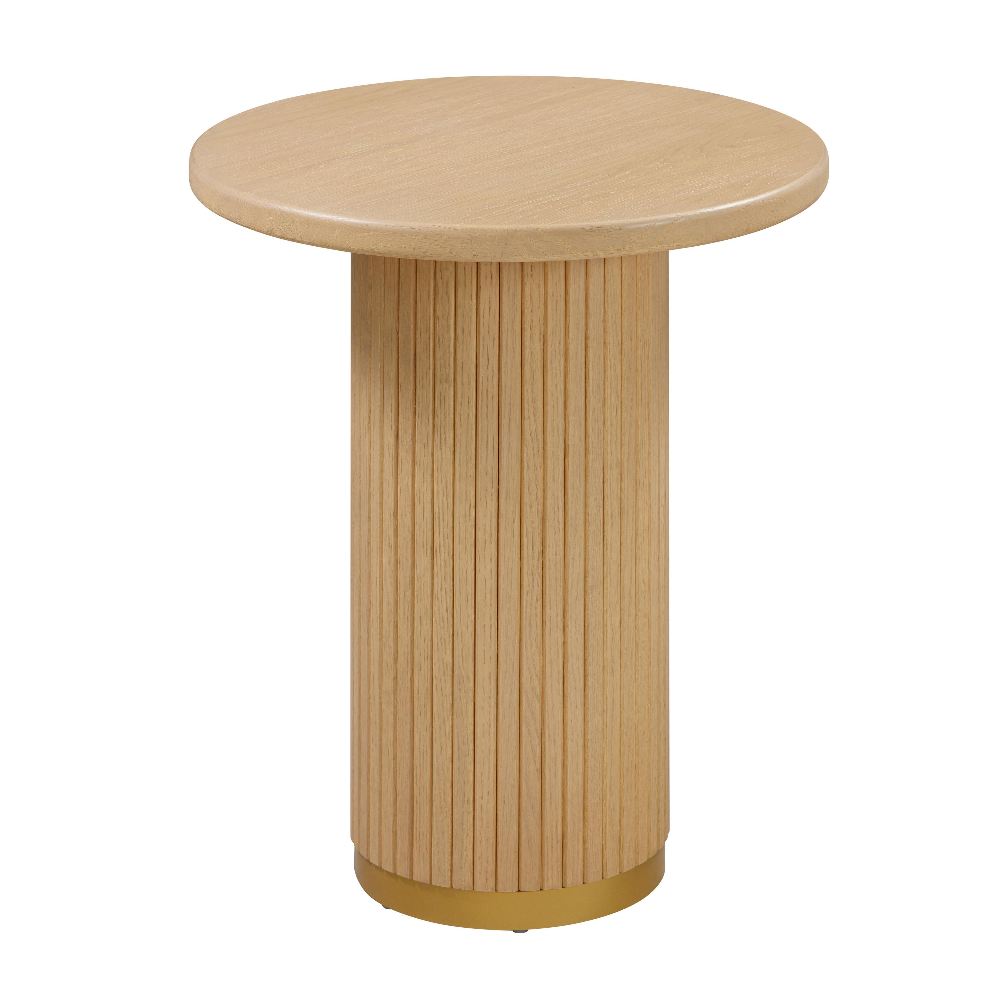 Chelsea Oak Wood Entry Table - Luxe Home Furnishings (Jersey City, NJ)