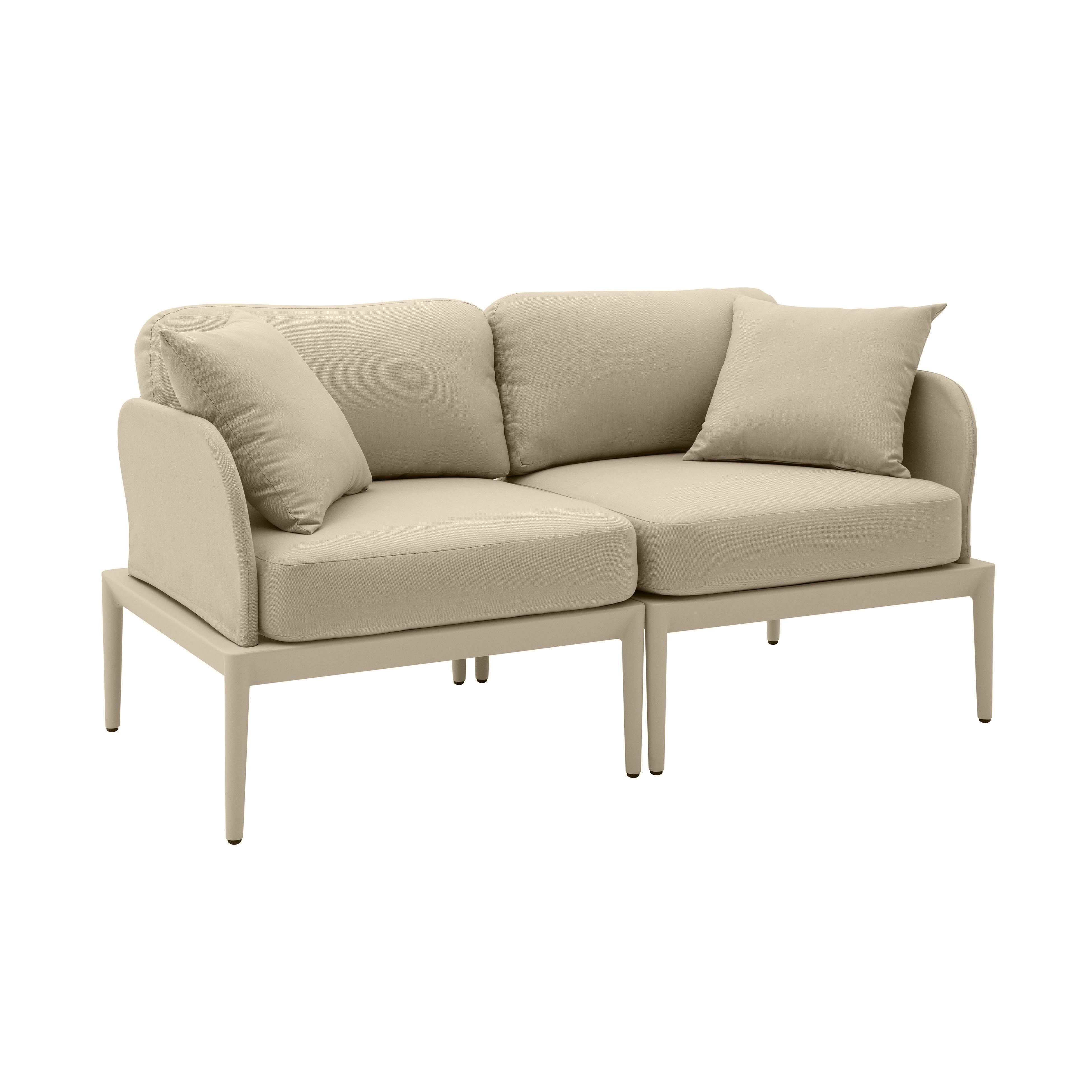 Kapri 55" Modular Outdoor Loveseat - Luxe Home Furnishings (Jersey City, NJ)
