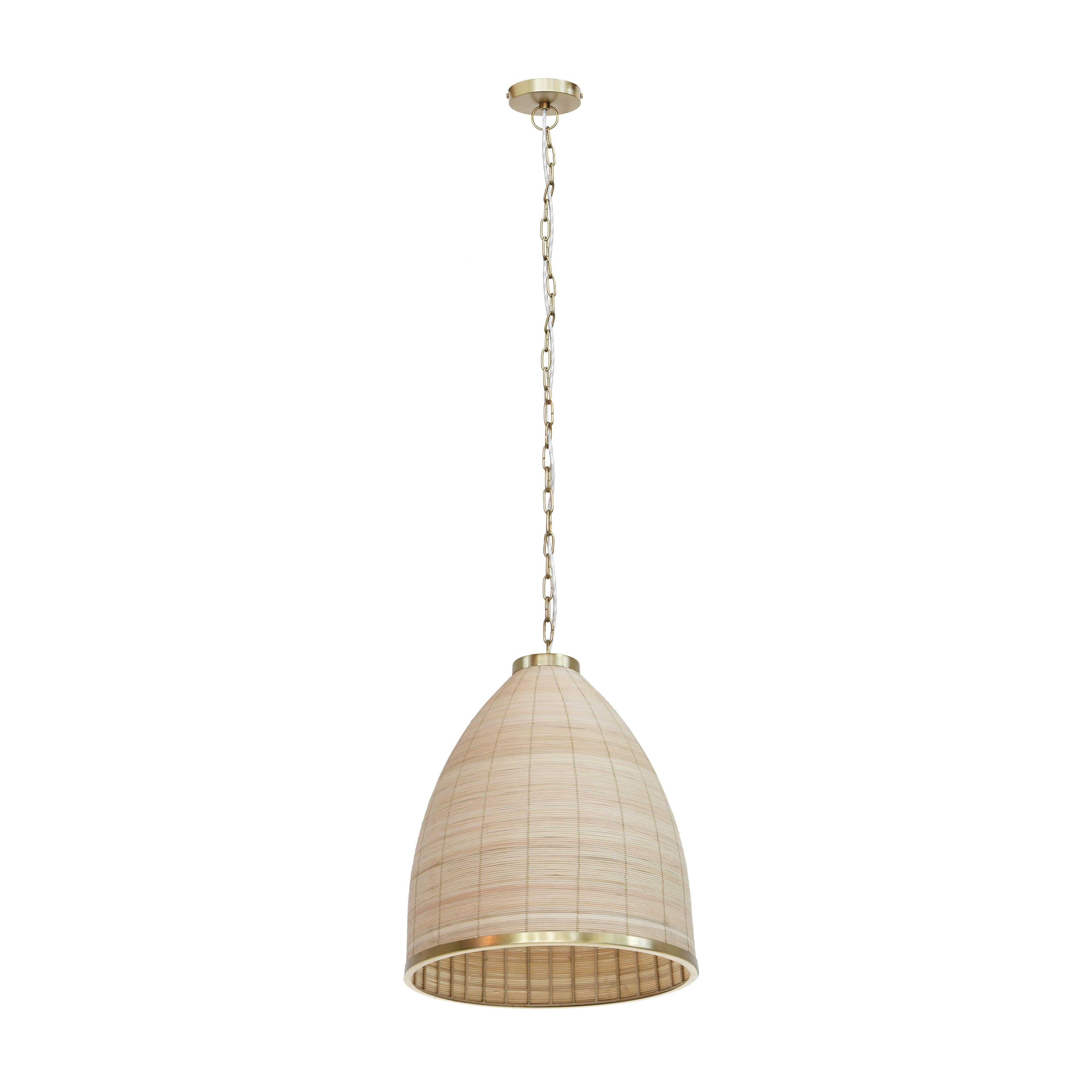Kelsey Rattan Pendant Lamp - Luxe Home Furnishings (Jersey City, NJ)
